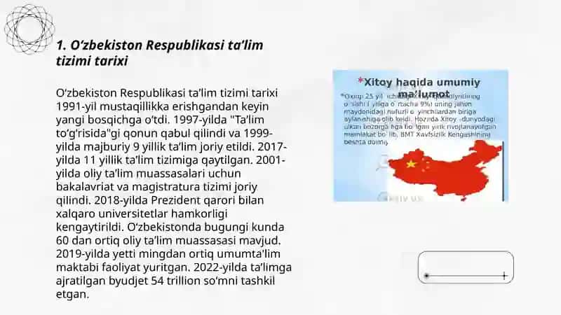 Oʻzbekiston Respublikasi taʼlim tizimi tarixi 3