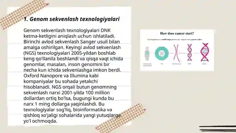 Odam genetikasining hozirgi zamon usullari 3