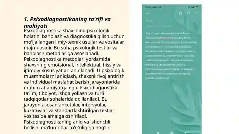 Psixodiagnostik tadqiqotlarning asosiy tamoyillarining mohiyati va mazmuni 3
