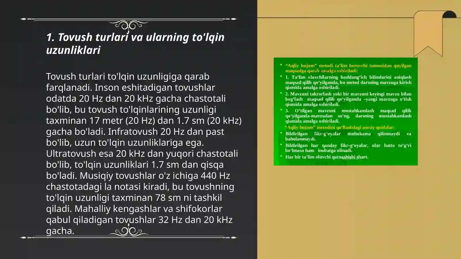 Tovushning to'lqin uzunligini va havoda tarqalish tezligini turg'un va to'lqin usulida aniqlash 3