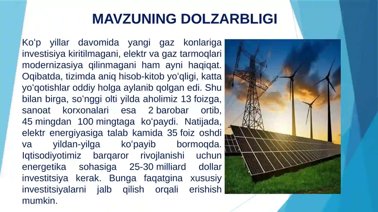 Energetika va iqtisodiy barqarorlik 3