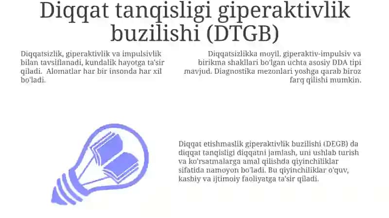 Diqqat turlari va diqqat buzilishlari 3
