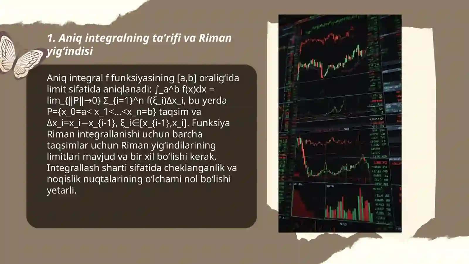 Aniq integral va uning hisoblash usullari 3