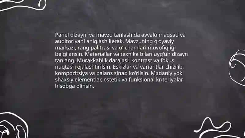 Pannoni yaratish bosqichlari 3