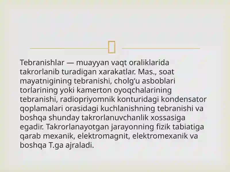Xususiy tebranishlarda energiyaning o`zgarishi va uning grafigi 3