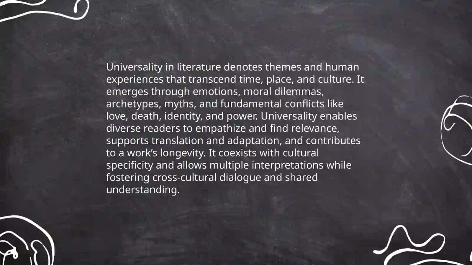 General characteristics of literature 3