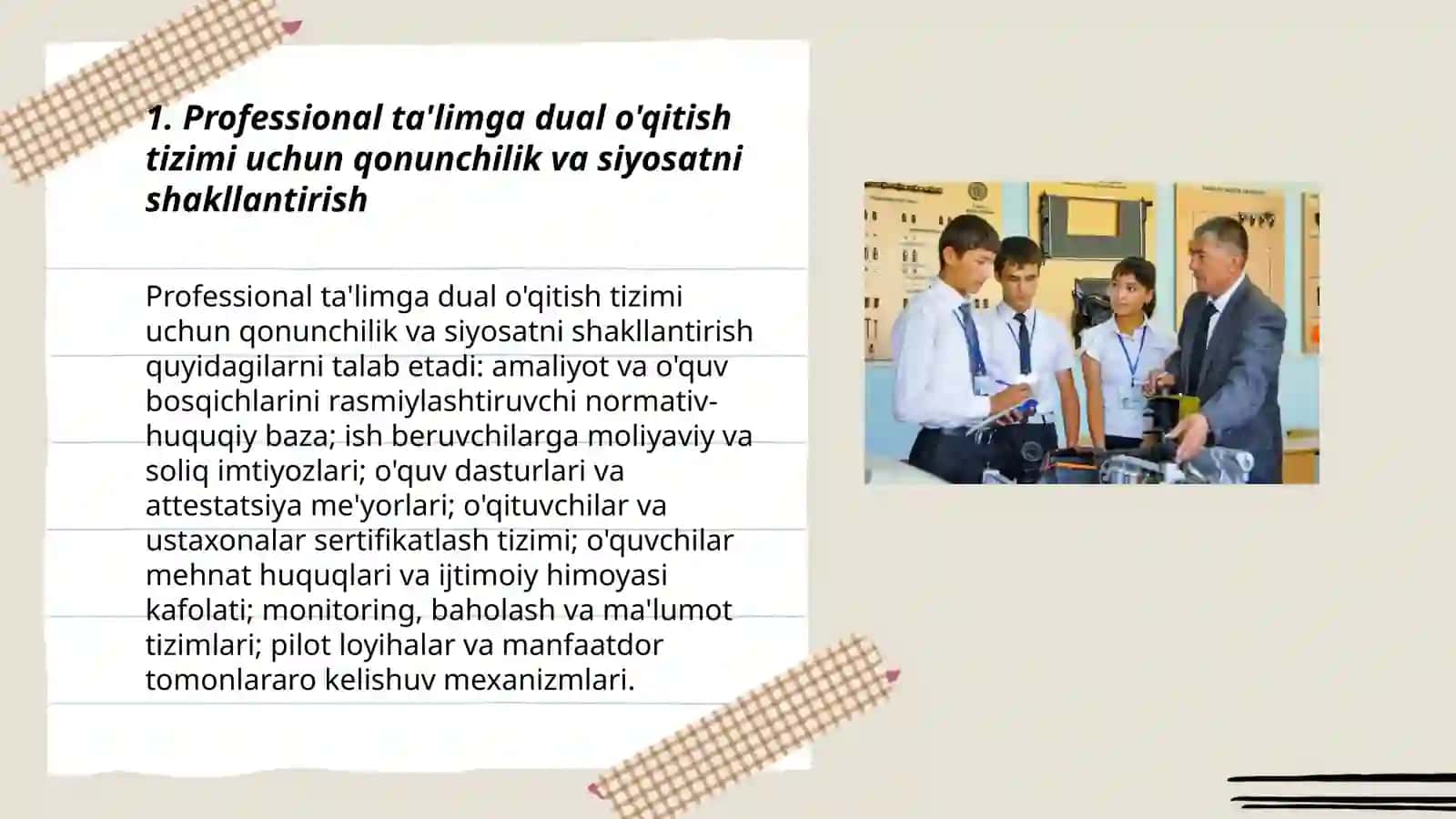 Professional talimga dual oqitish tizimini tatbiq etish istiqbollari 3