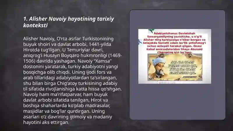 Alisher Navoiy hayoti va ijodini oʻrganishdagi dolzarb muammolar 3