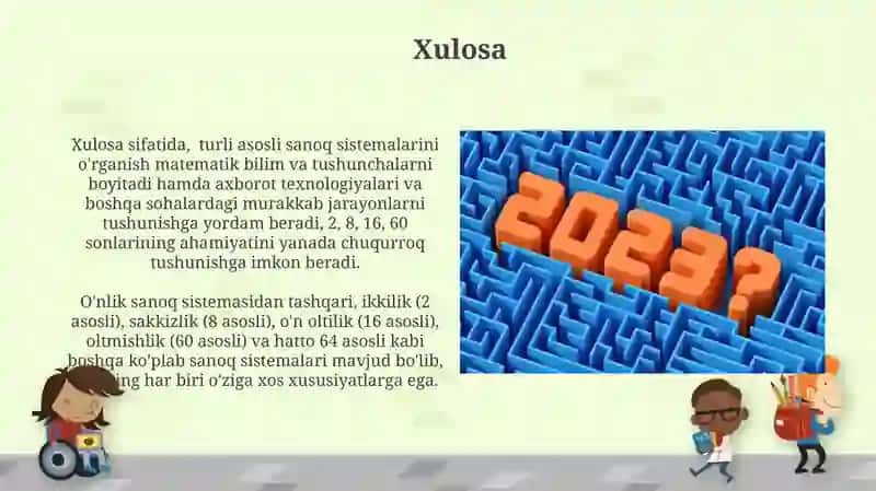 Beshta asosli sanoq sistemalari 3