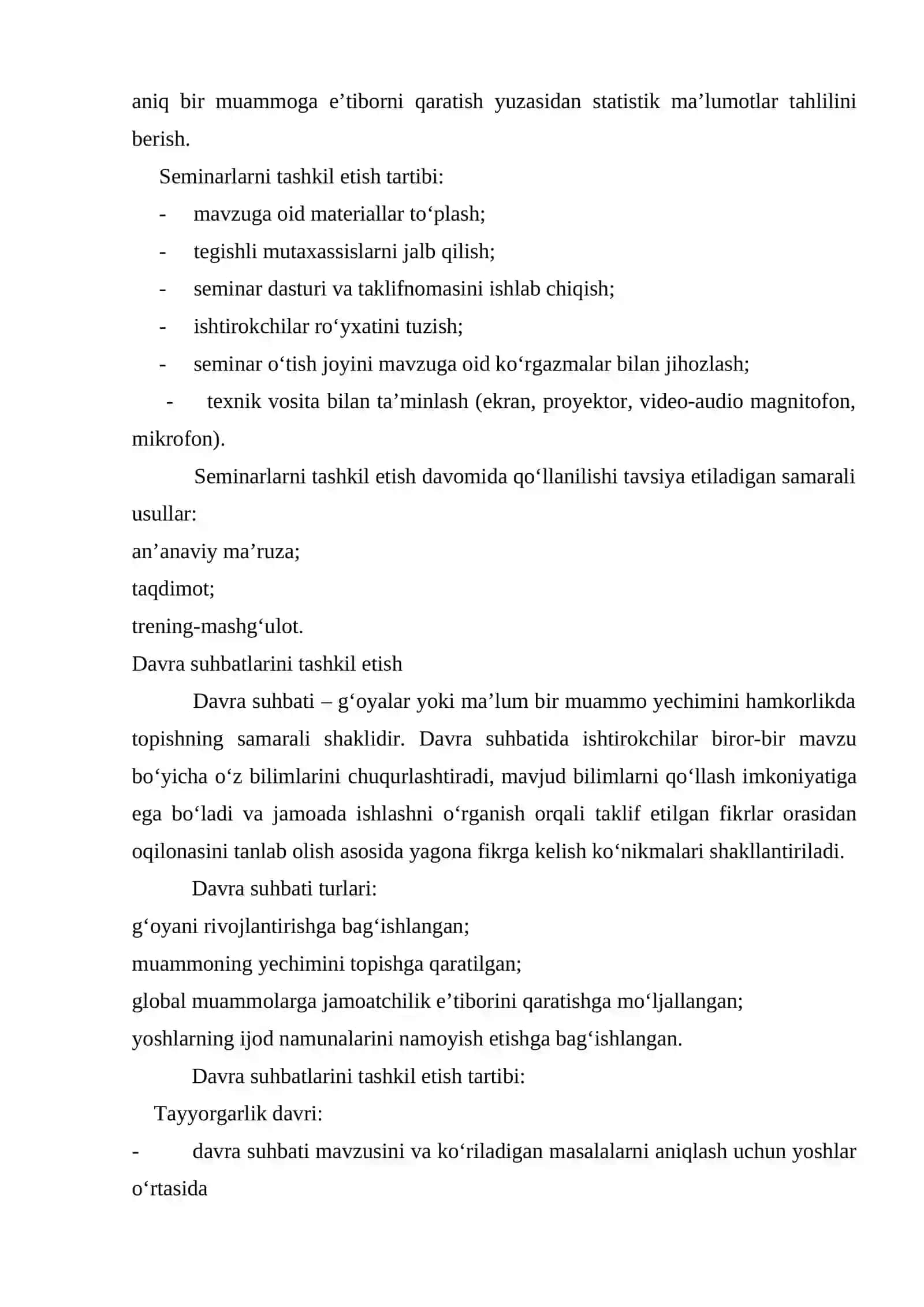 Bellashuvlarning mazmuni va ularni tashkil qilish usullari.Umumiy oʻrta taʼlim muassasalarida sinfdan va maktabdan tashqari tadbirlarni tashkil etish usullari 3