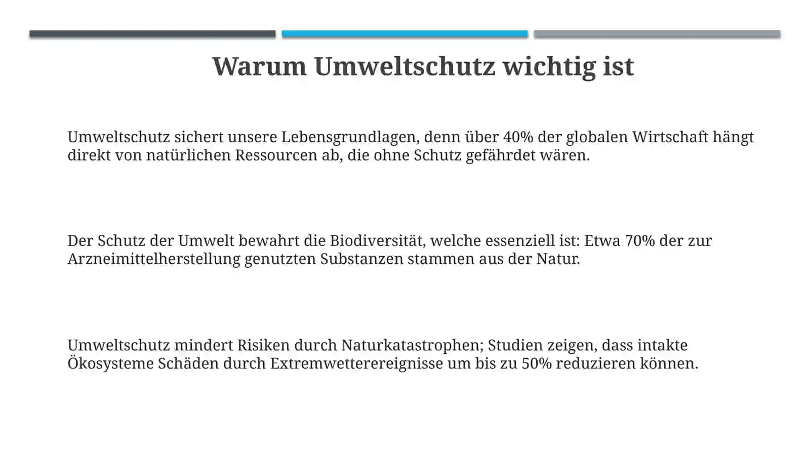 Die Umwelt schützen 3
