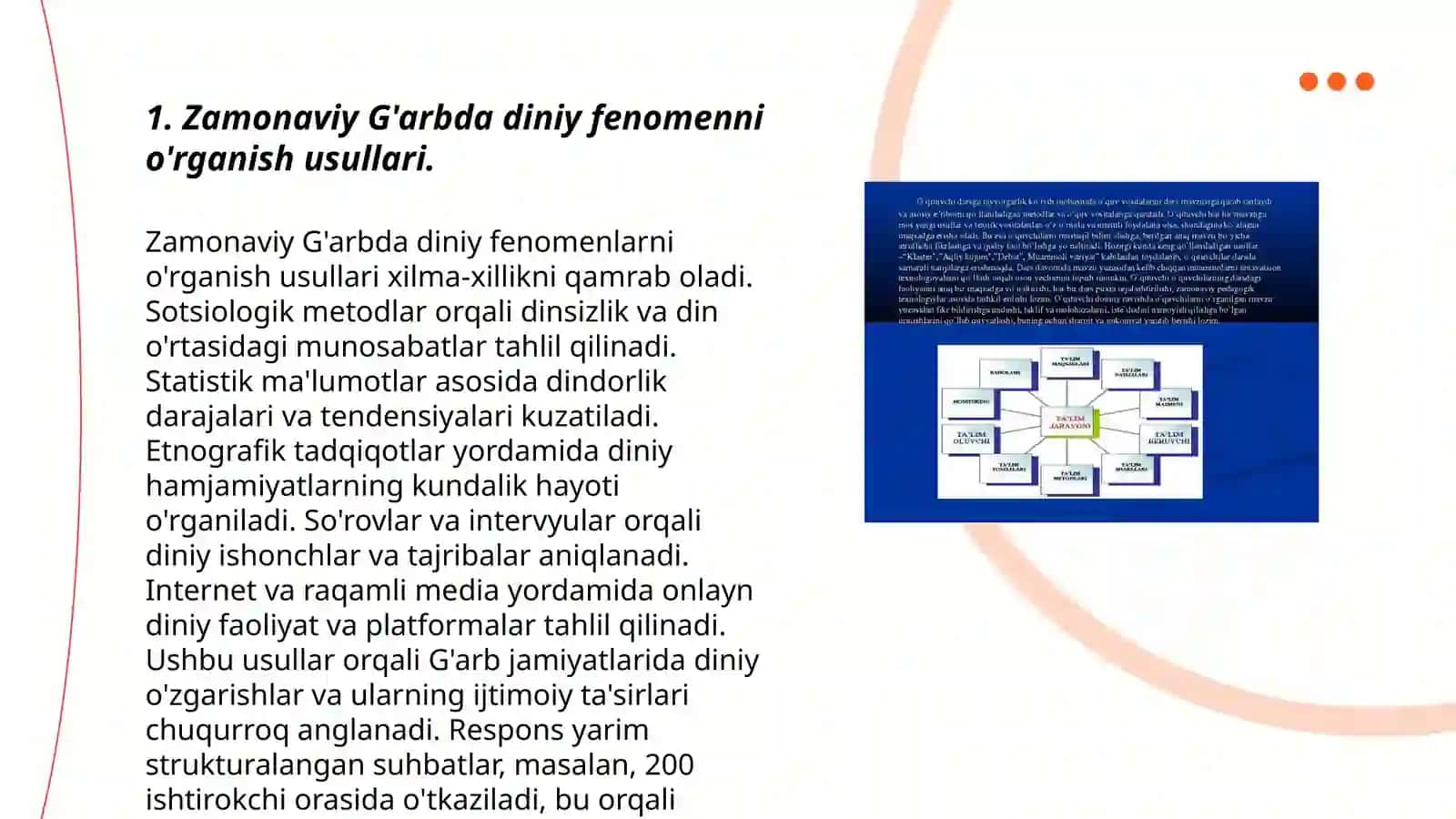 Zamonaviy G'arbda diniy fenomenni o'rganish usullari 3