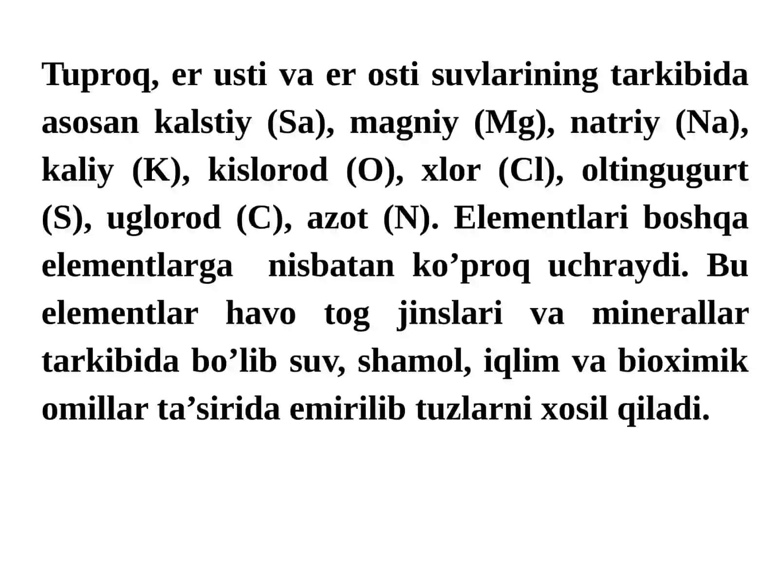 Yerni meliorativ xolatiga tabiiy va irrigatsiya xo’jalik sharoitlarining ta’siri 3