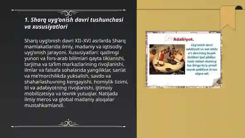 Sharq uyg’onish davri-Sharq renessansi sifatida 3