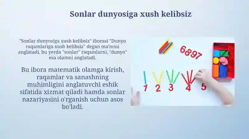 Sonlar va ularning ahamiyati 3