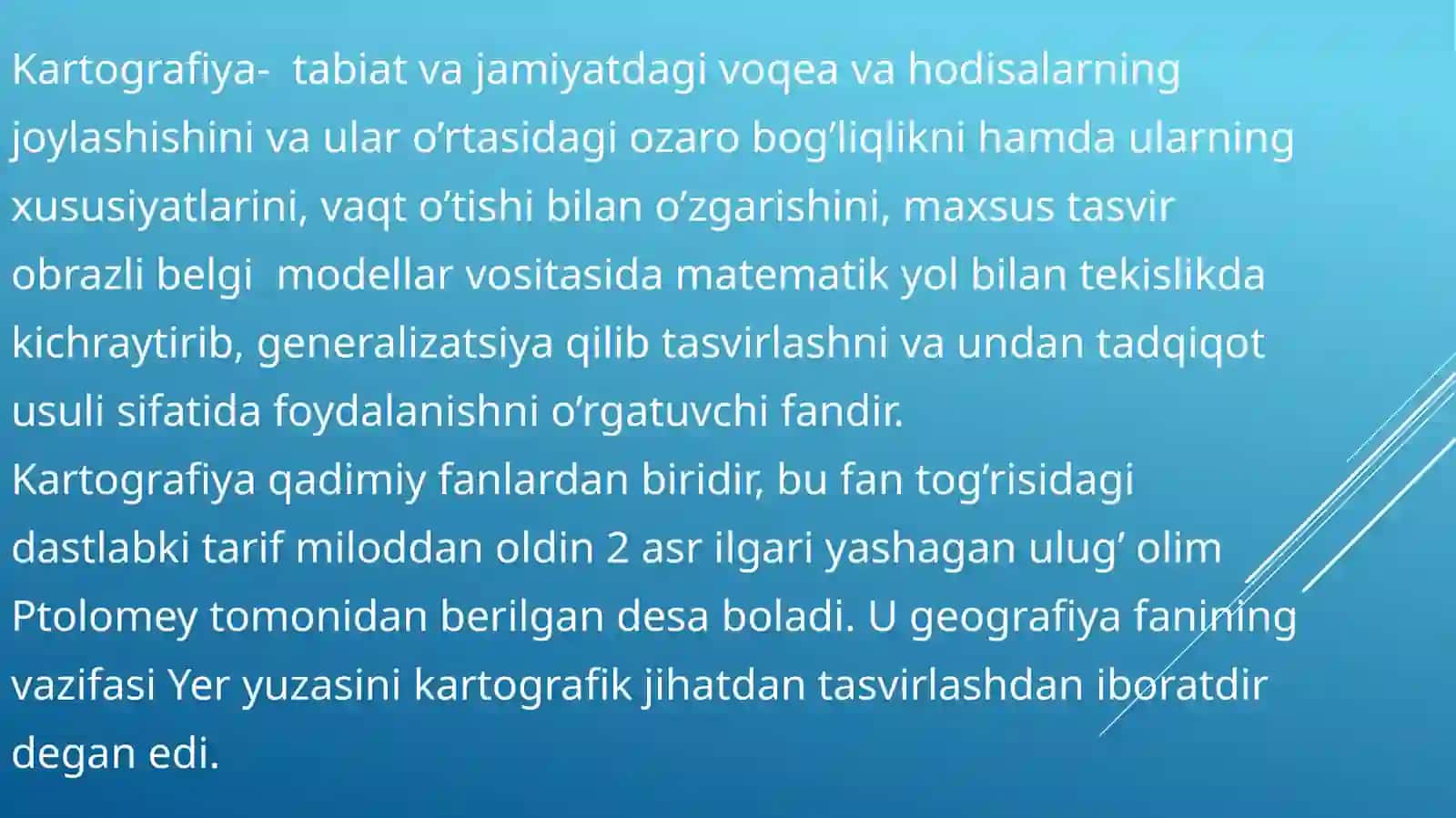 Kartografiya haqida darslik 3