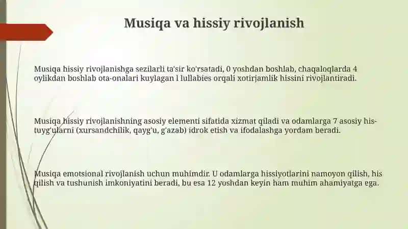 Musiqa va shaxs shakllanishda musiqaning roʻli 3