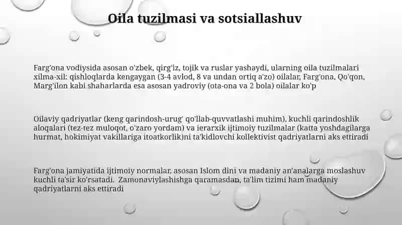 Fargʻona viloyatida yashovchi xalqning etnopsixologik xususiyatlari 3