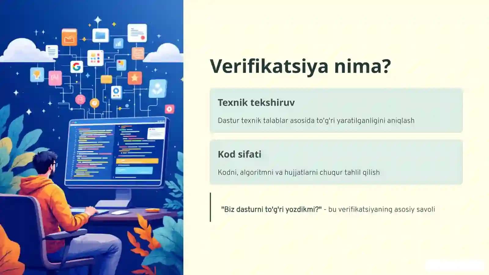 Verifikatsiya va Validatsiya 3
