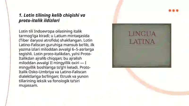 Lotin tili tarixi 3