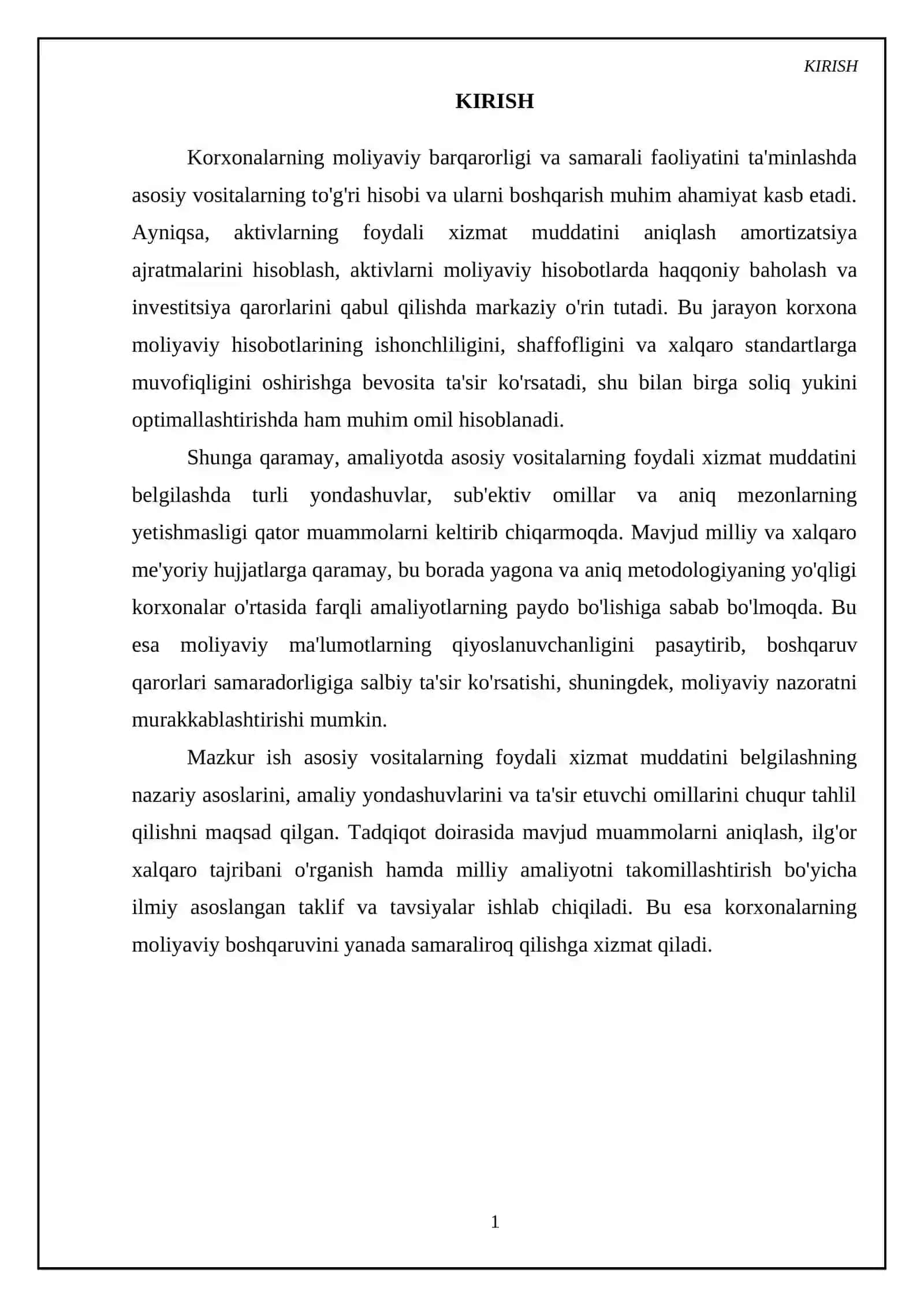 Asosiy vositalarning foydali xizmat muddati qanday belgilanadi? 3