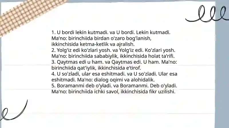 Badiiy Asar Matnlaridan Tinish Belgilar Ma'noga Ta'sir Qilgan Joylaridan Topib Yozish 3