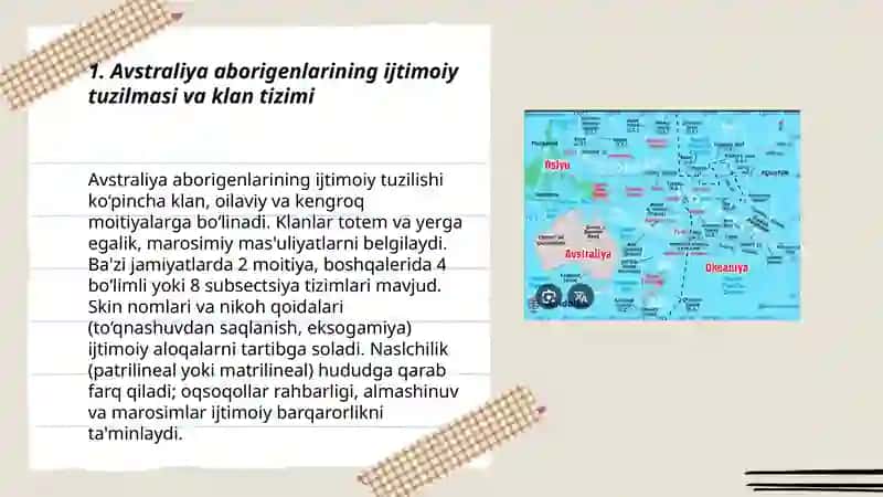 Avstraliya va Okeaniya xalqlari etnologiyasi 3