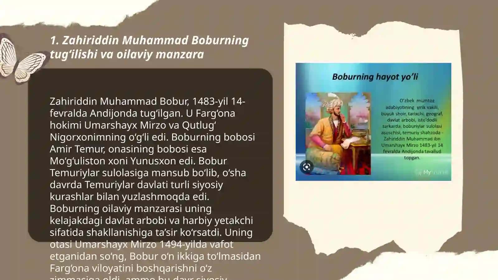 Zahiriddin Muhammad Bobur hayoti va adabiy faoliyati 3