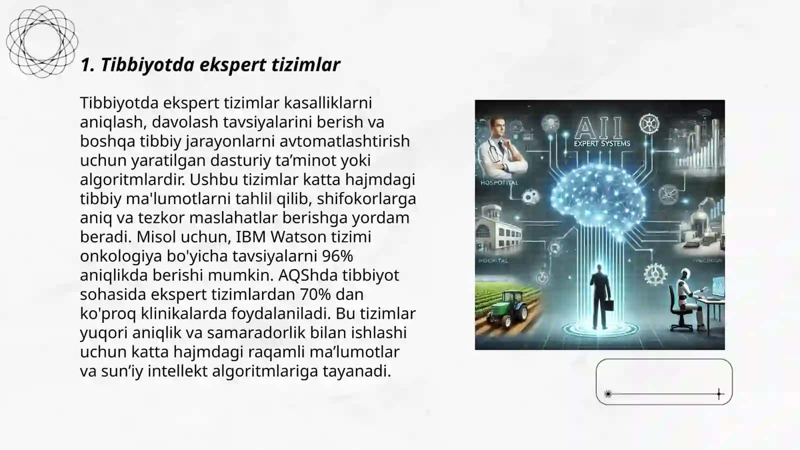 Tibbiyotda ekspert tizimlar 3