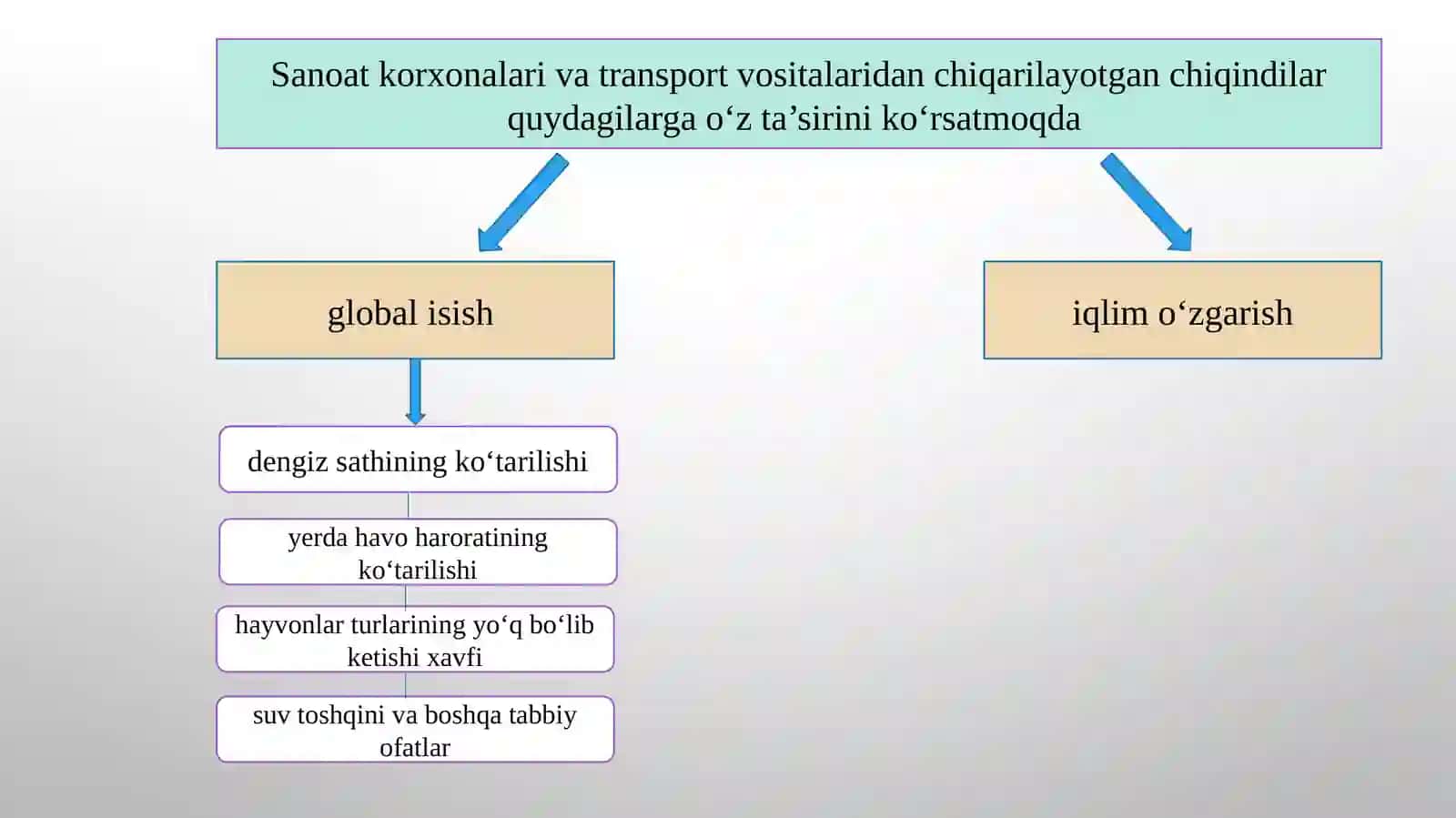 SANOAT, TRANSPORT OBYEKTLARI VA TEXNOLOGIYALARNING ATROF MUHITGA TA’SIRI 3