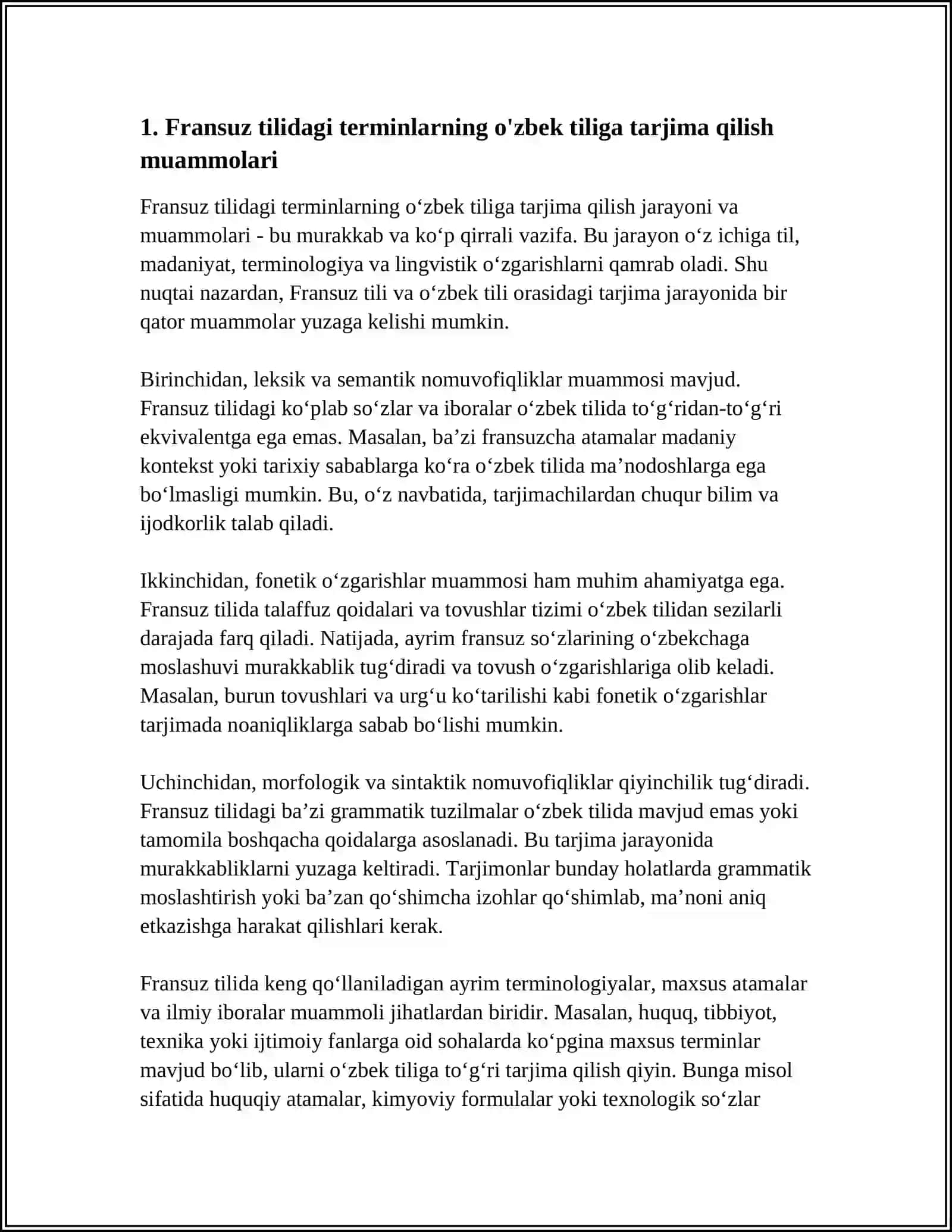 ILMIY-TEXNIK TARJIMADAGI MUAMMO VA QIYINCHILIKLAR 3