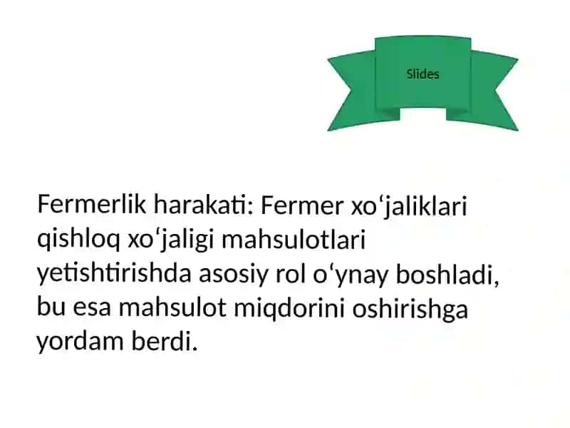 Mustaqillik yillarida qishloq xo'jalogi va sanoat rivojlanishi 3