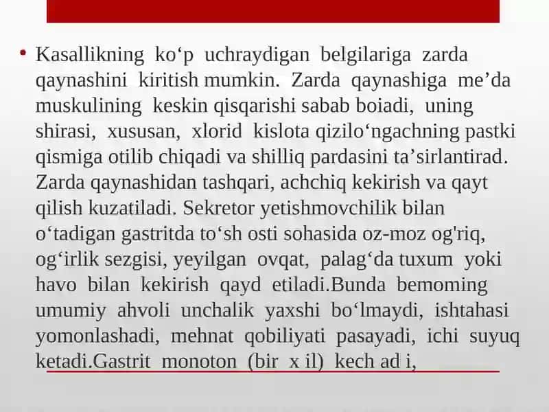 Gastritning asosiy sabablari va belgilari 3