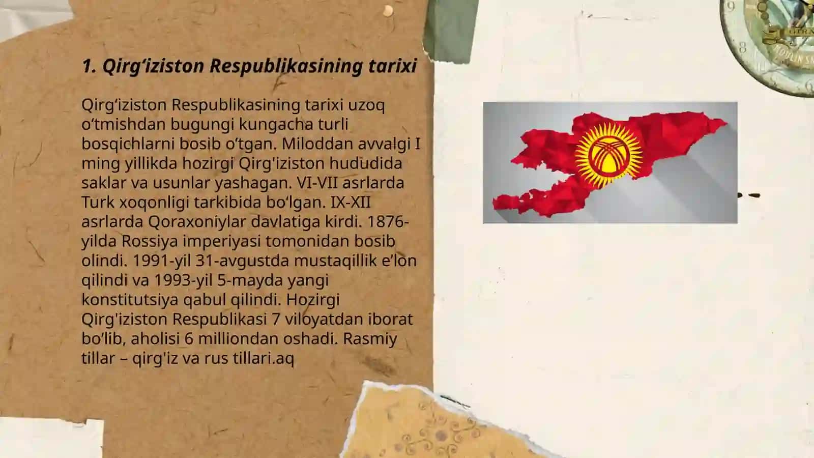 Qirgʻiziston Respublikasining tarixi 3