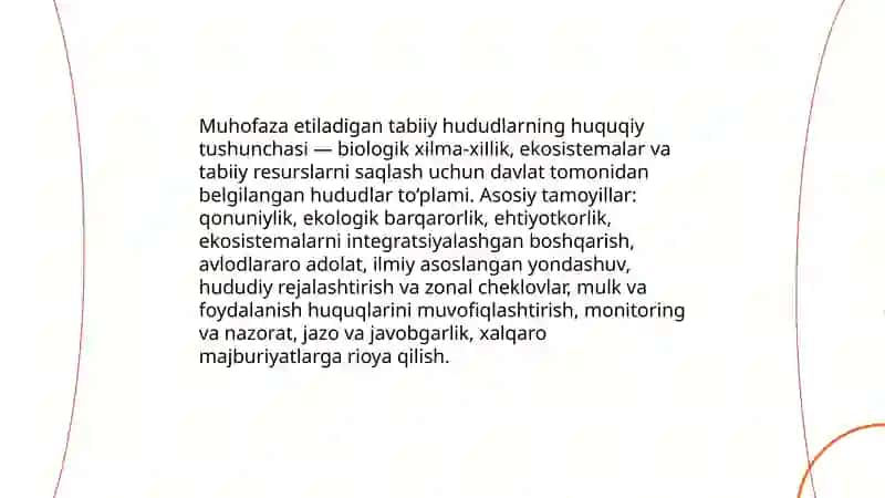 Muhofaza etiladigan tabiiy hududlarning huquqiy maqomi 3