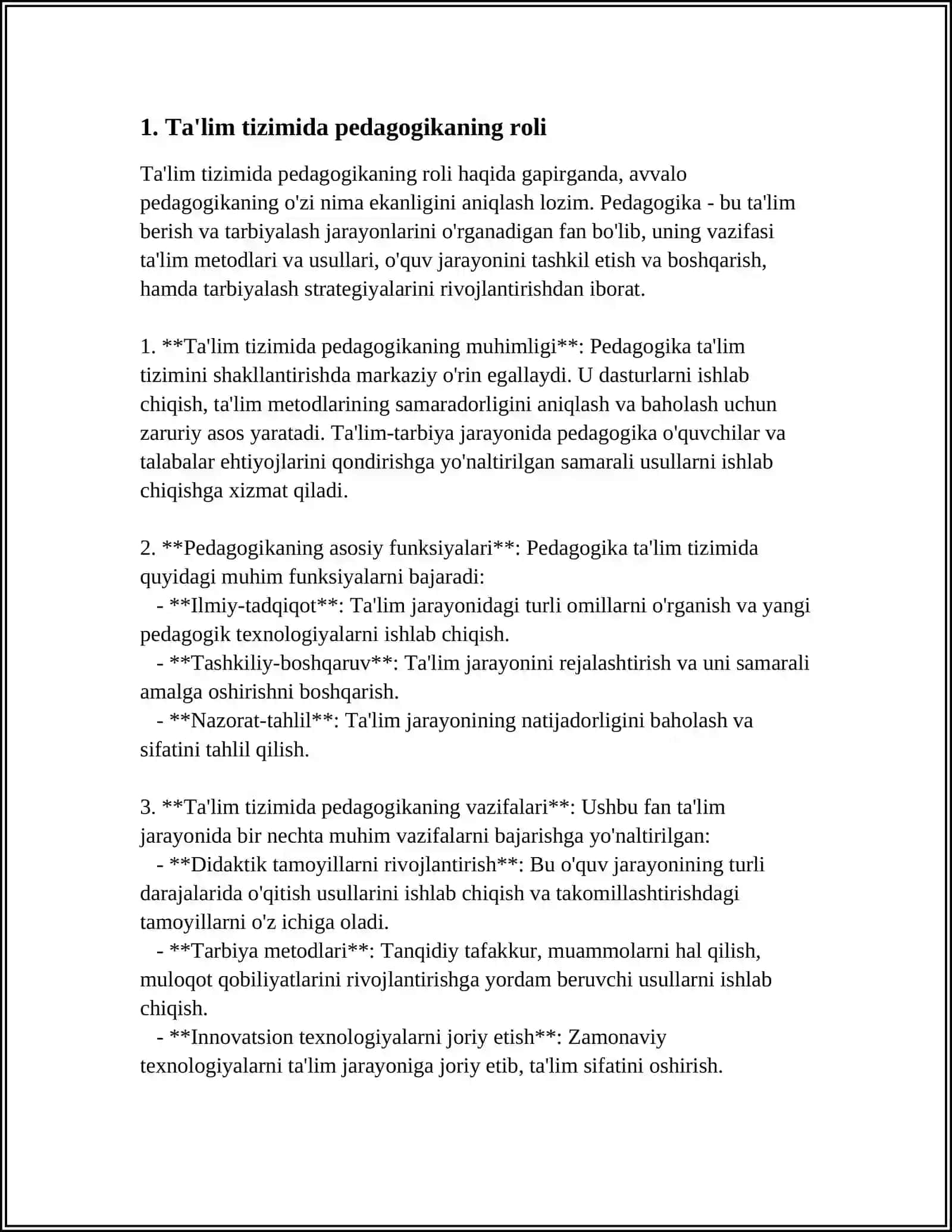 PEDAGOGIKA KASBNING JAMIYAT TARAQQIYOTDA TUTGAN OʻRNI 3