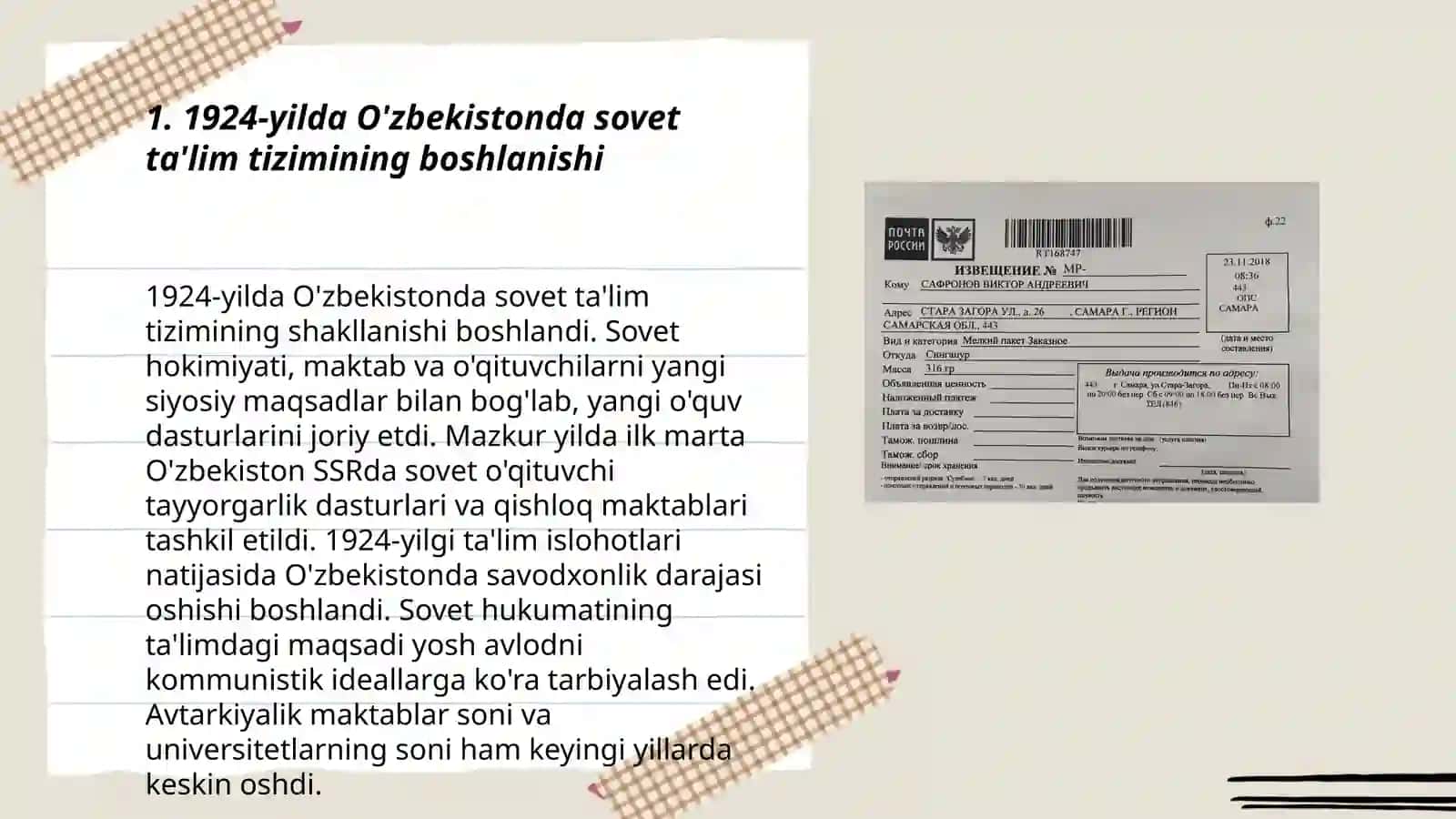 1924-1991-yillarda O'zbekiston ta'lim tizimi va pedagogik fikrlar rivoji 3