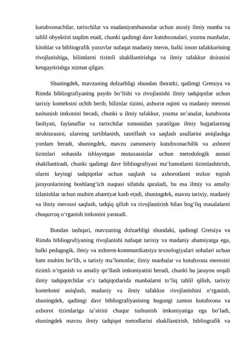 Qadimgi Gretsiya va Rimda bibliografiyaning paydo bo’lishi va rivoji 3