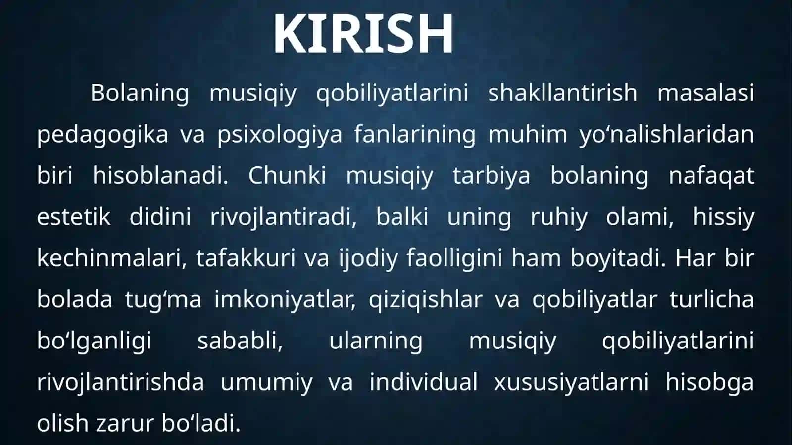 Bolaning umumiy va individual musiqliy qobiliyatlari 3