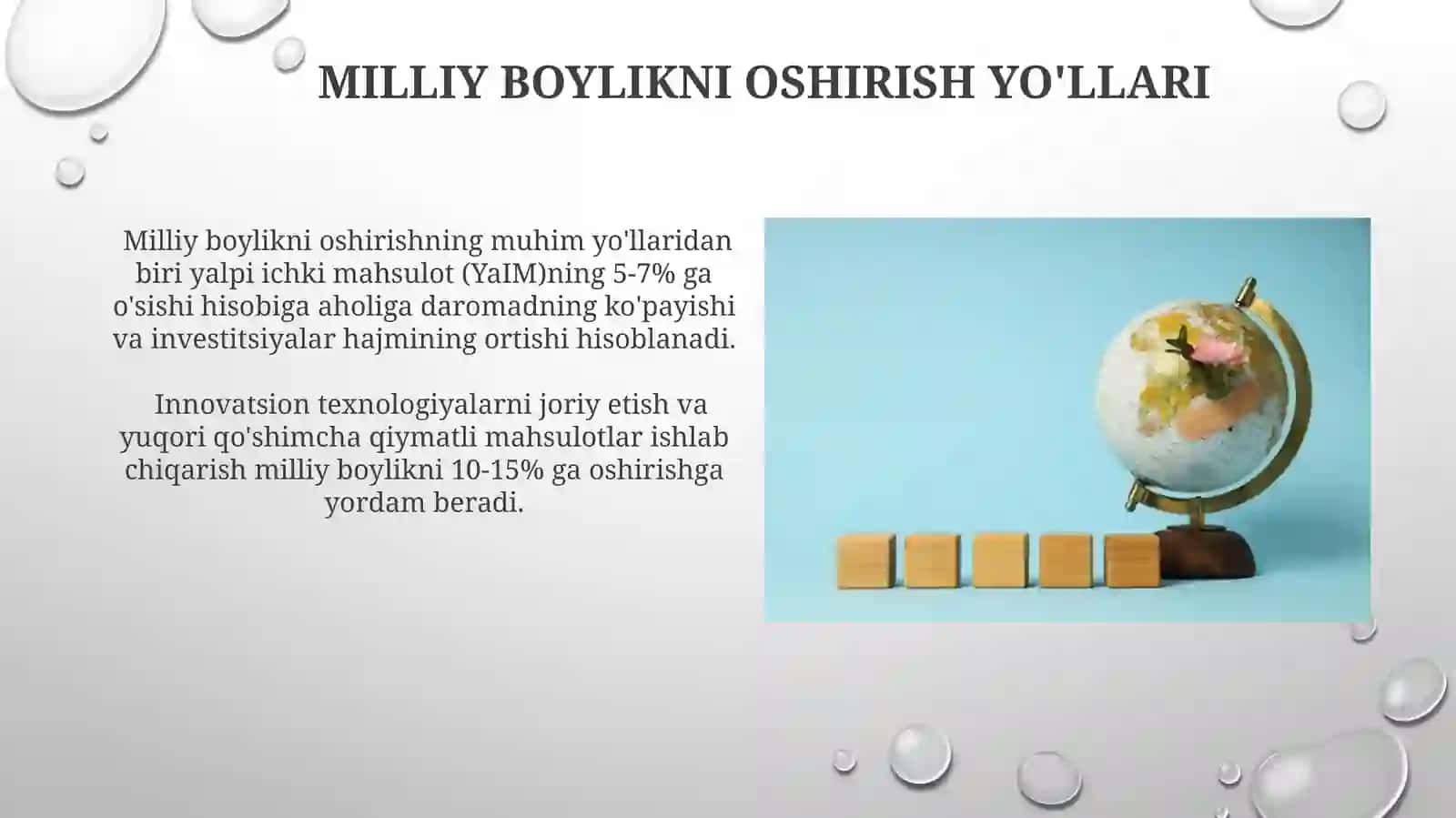 Iqtisodiy O'sish va Millat Boyligi O'rtasidagi Bog'liqlik 3