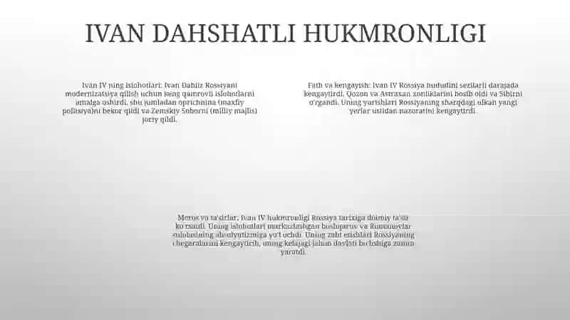 Xvi Xvii Asr Birinchi Yarmida Rus Davlati 3
