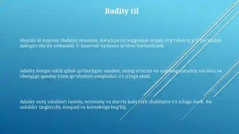 Adabiy nutq va uning uslublari 3