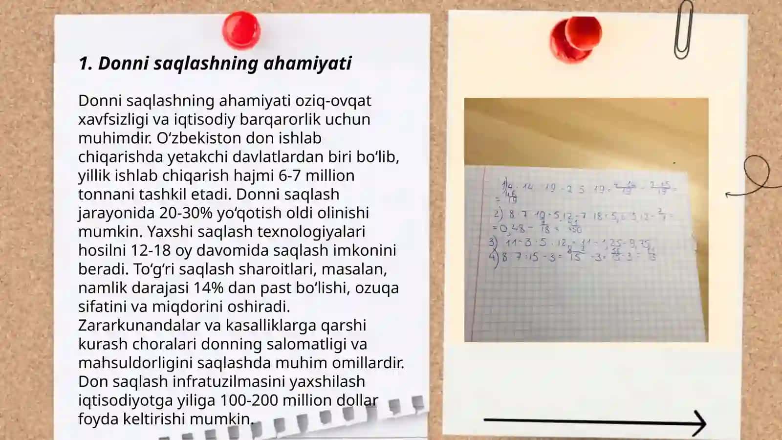 Donni saqlash asoslari.Don uyumining fizik xususiyatlari 3