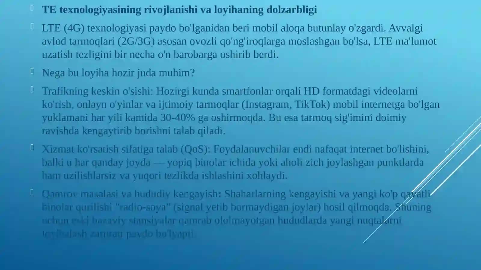 LTE tarmog'idagi bazaviy stansiyalarni loyihalash 3