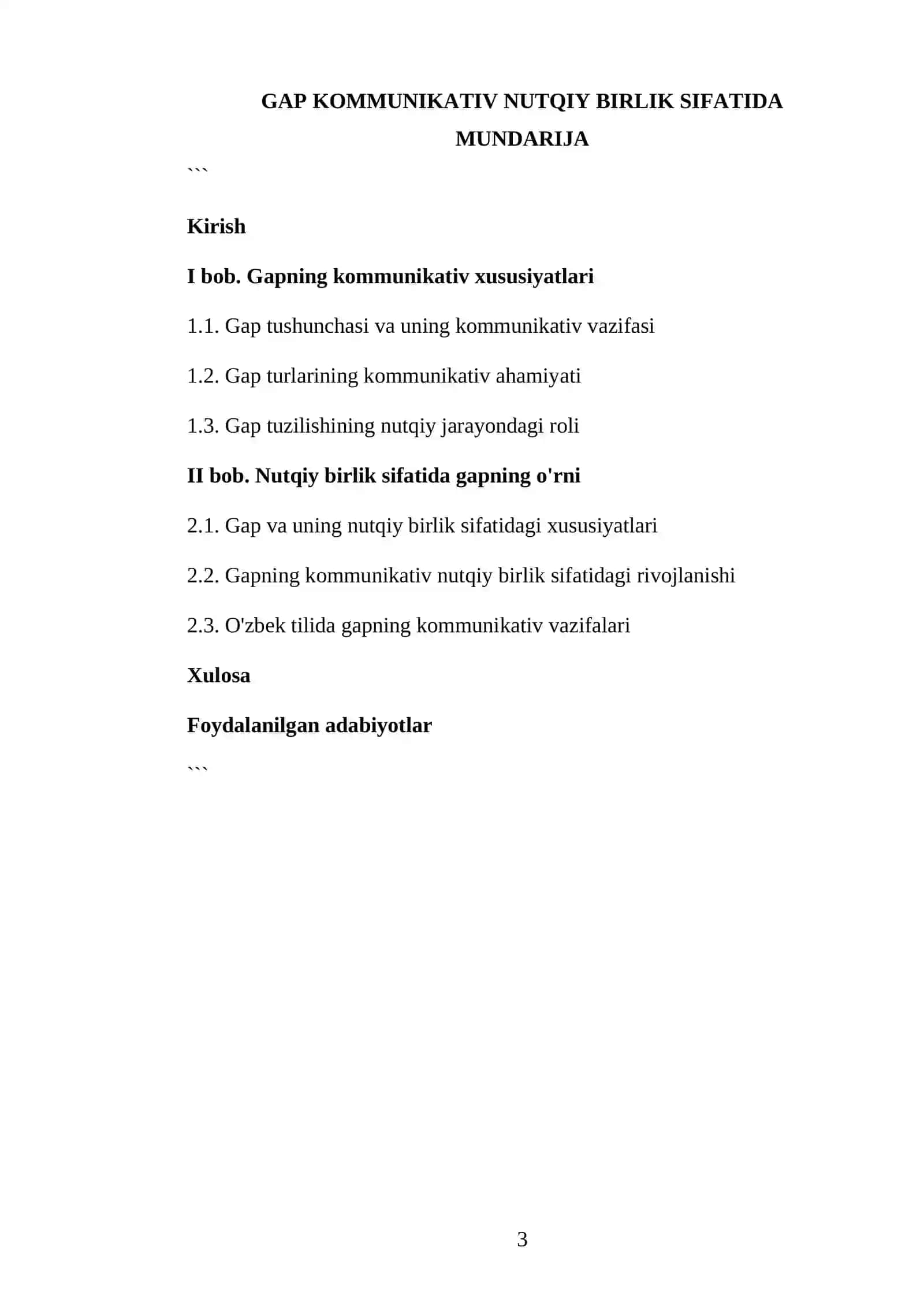 Gap kommunikativ nutqiy birlik sifatida 3