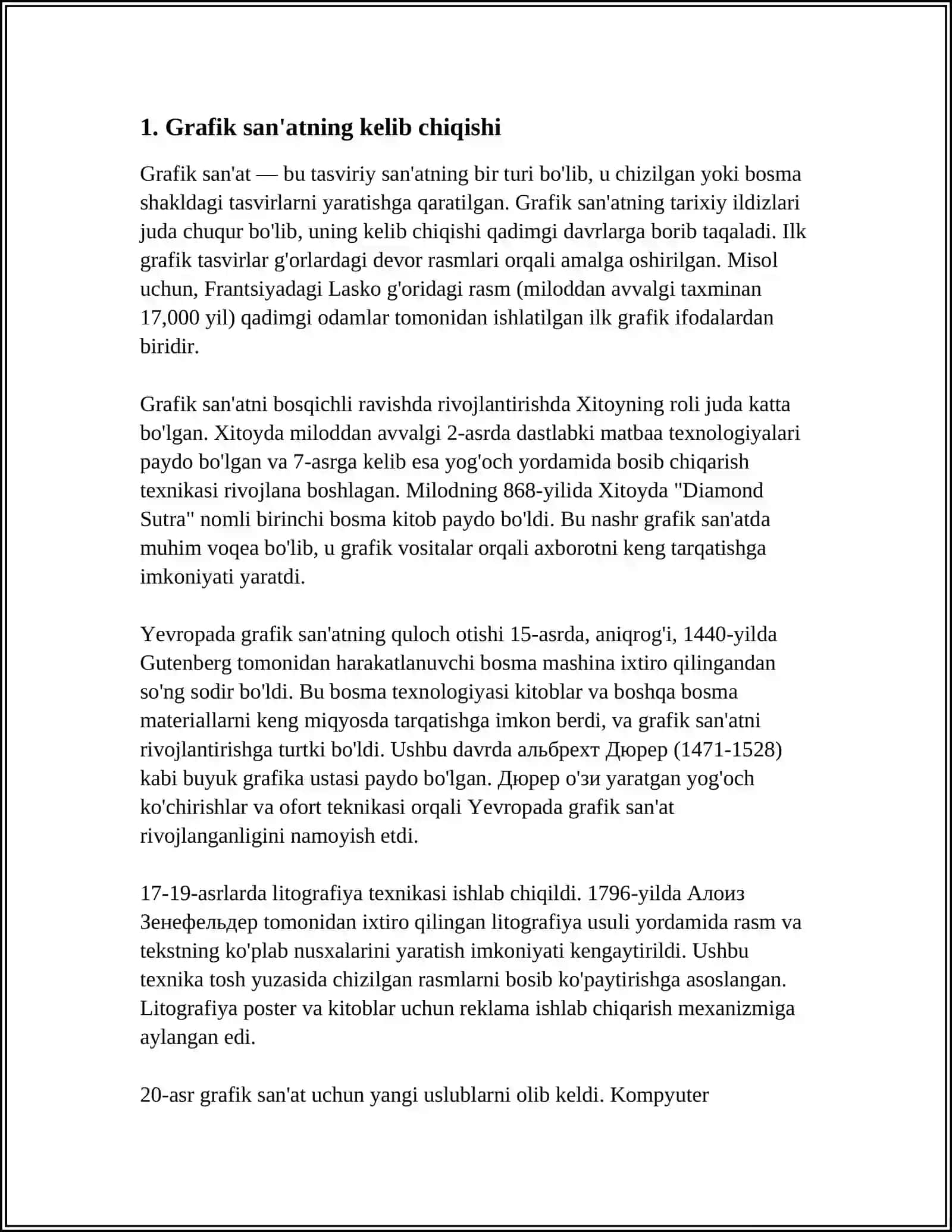 GRAFIKA. YOZUV VA UNING TARIXIY BOSQICHLARI 3
