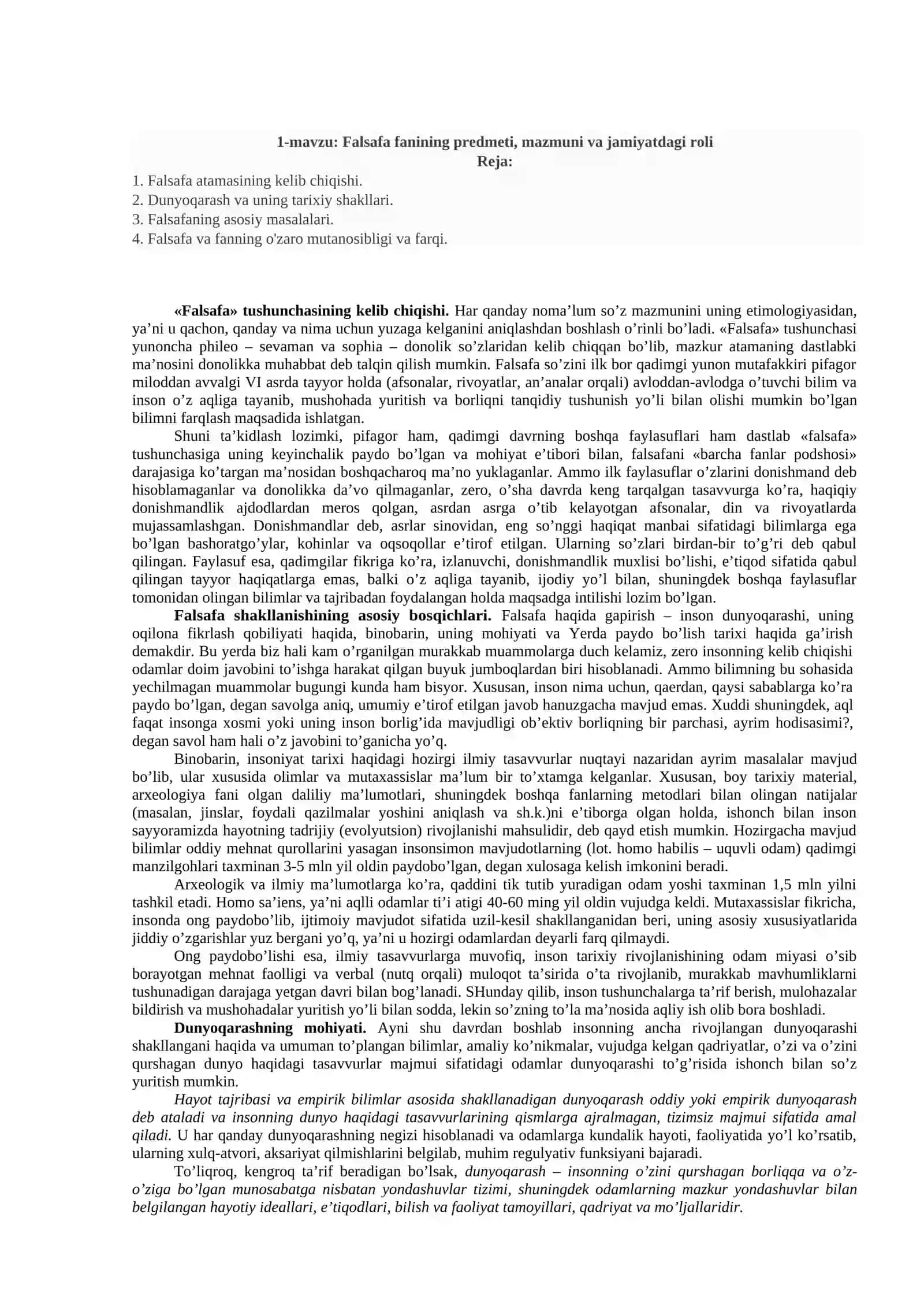 O’quv-uslubiy majmua «O’zbеkistоnda dеmоkratik jamiyat qurish nazariyasi» 3