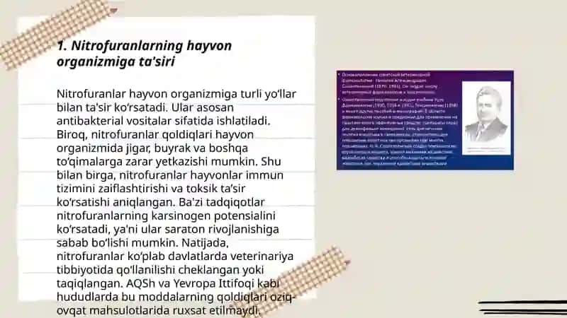 Hayvonlarda nitrofuran unumlari farmakologiyasi 3