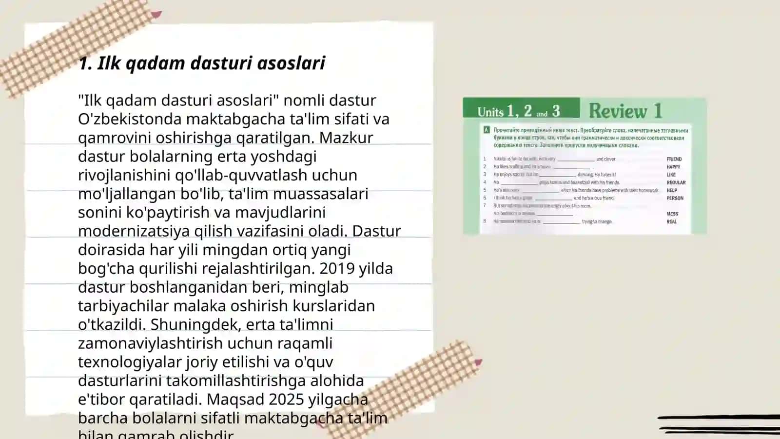 Ilk qadam dasturi asoslari 3