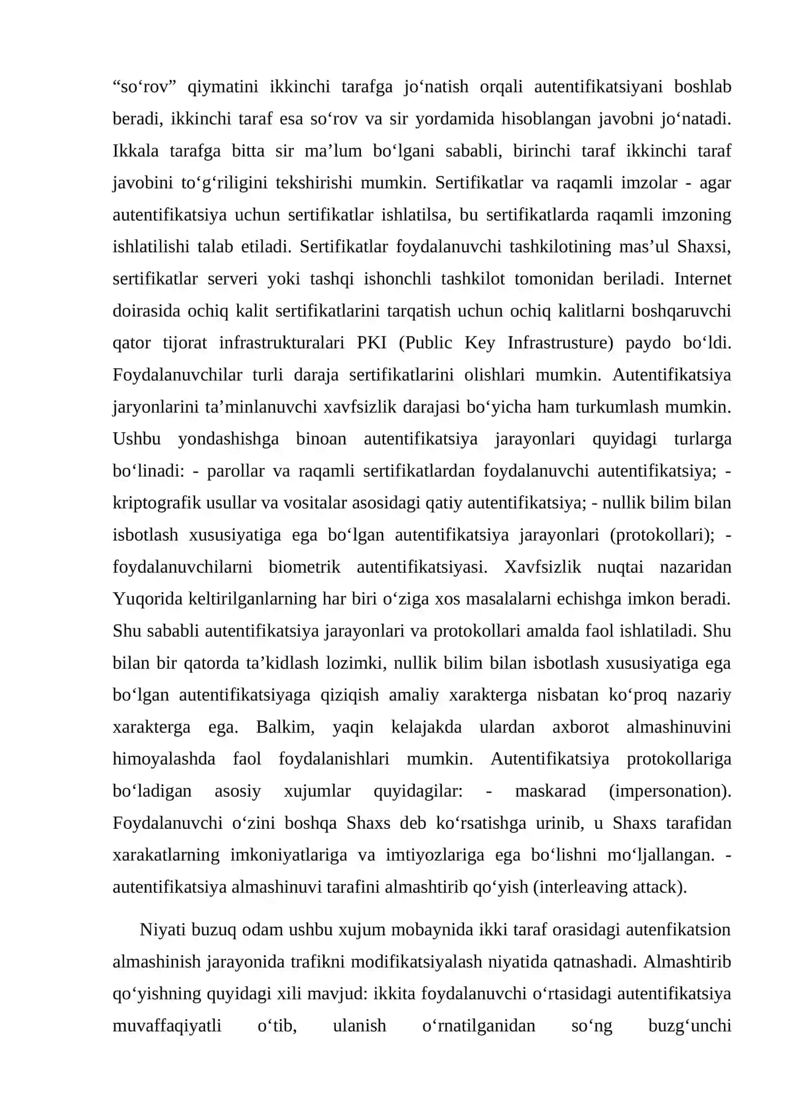 Parollar va sertifikatlar asosida autentifikatsiya 3